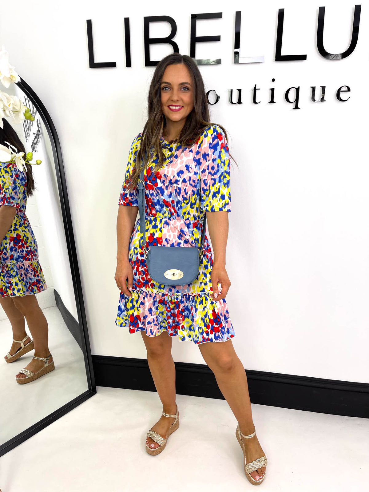 The Esther - Multi-Coloured Leopard Mini Dress