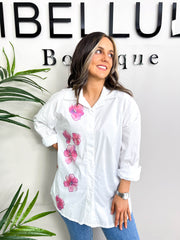 The Connie - Shirt with Floral Graphic