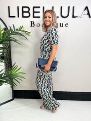 The Lyla - Chain Print Jumpsuit