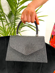 The Tori - Diamante Top Handle Bag