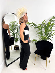 The Eloise - Black Jumpsuit with Bow