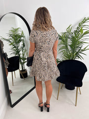 The Claire- Ripple Print Dress