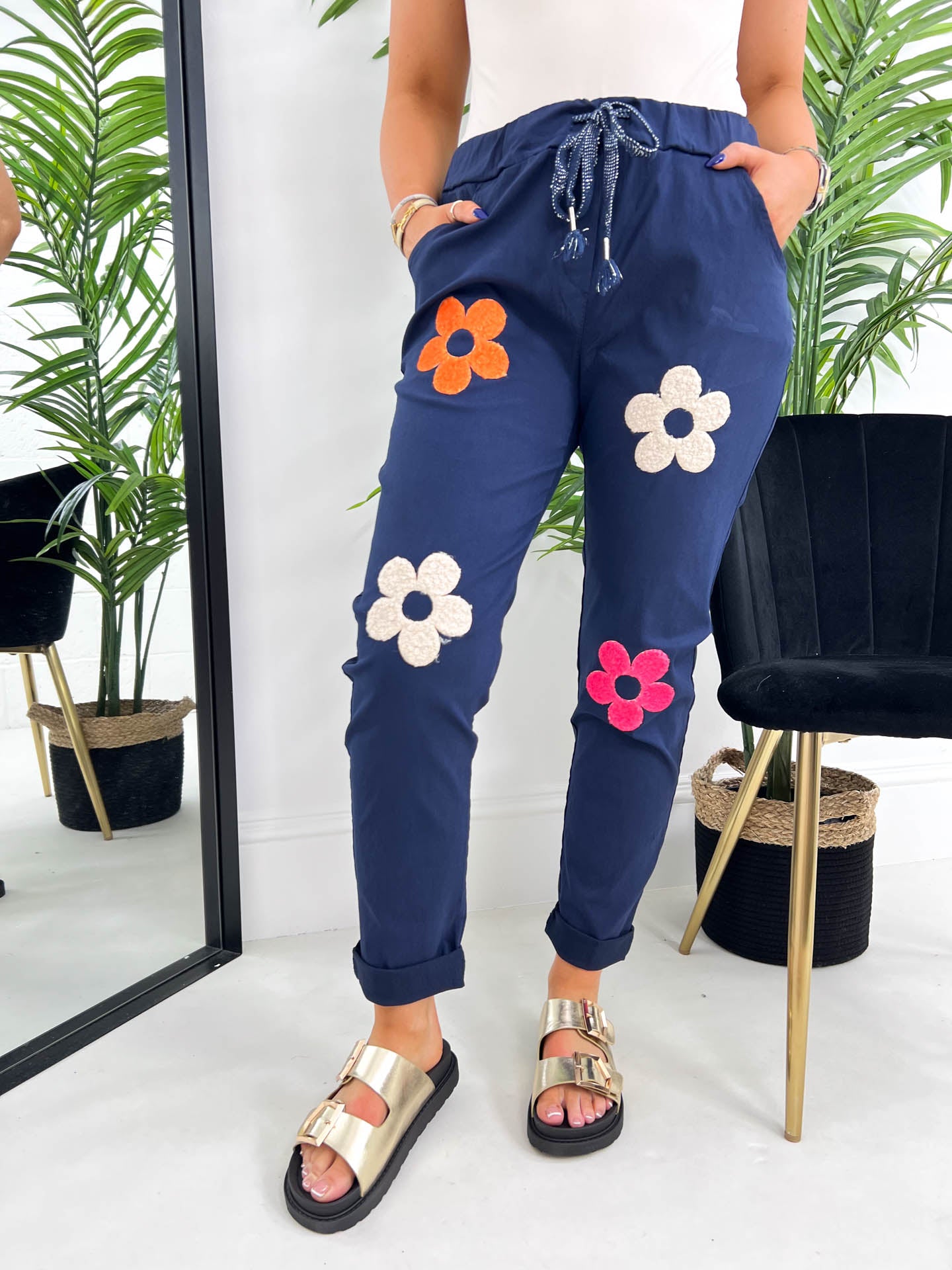 The Alyssa - Floral Print Trousers