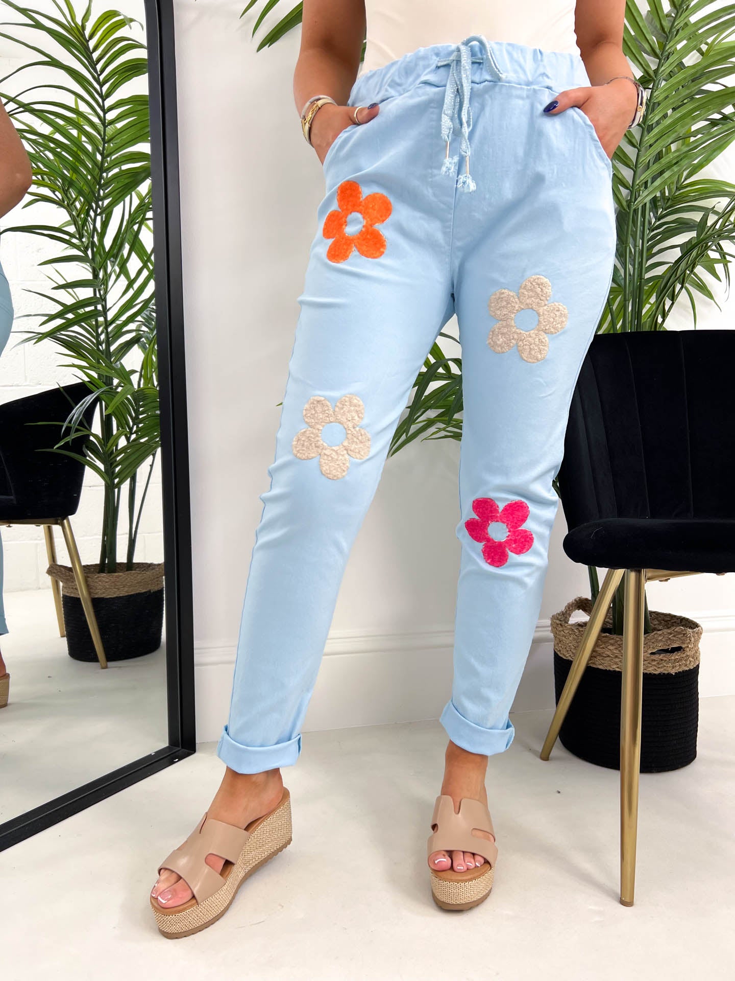 The Alyssa - Floral Print Trousers
