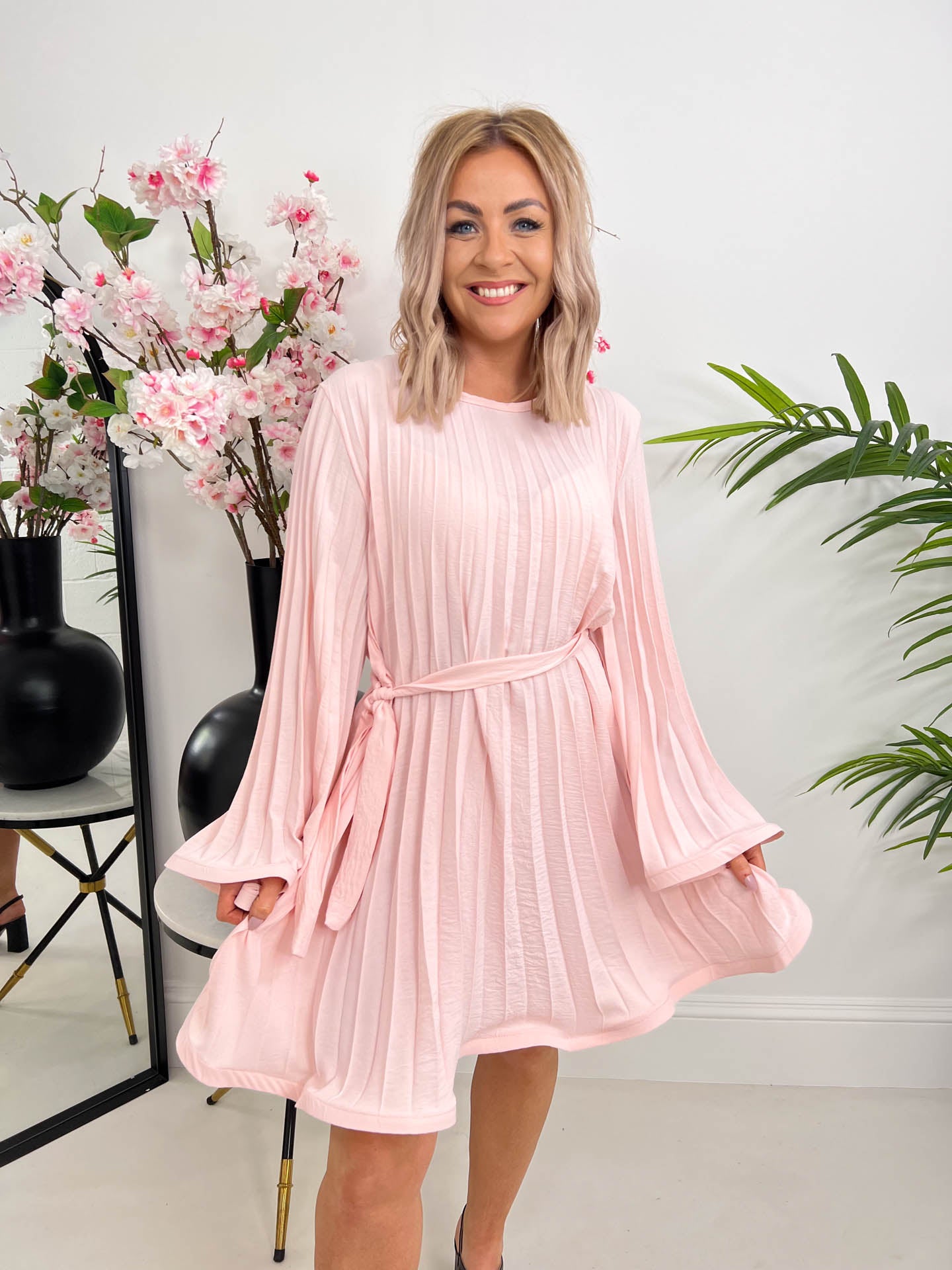 The Suzie - Pleated Swing Dress