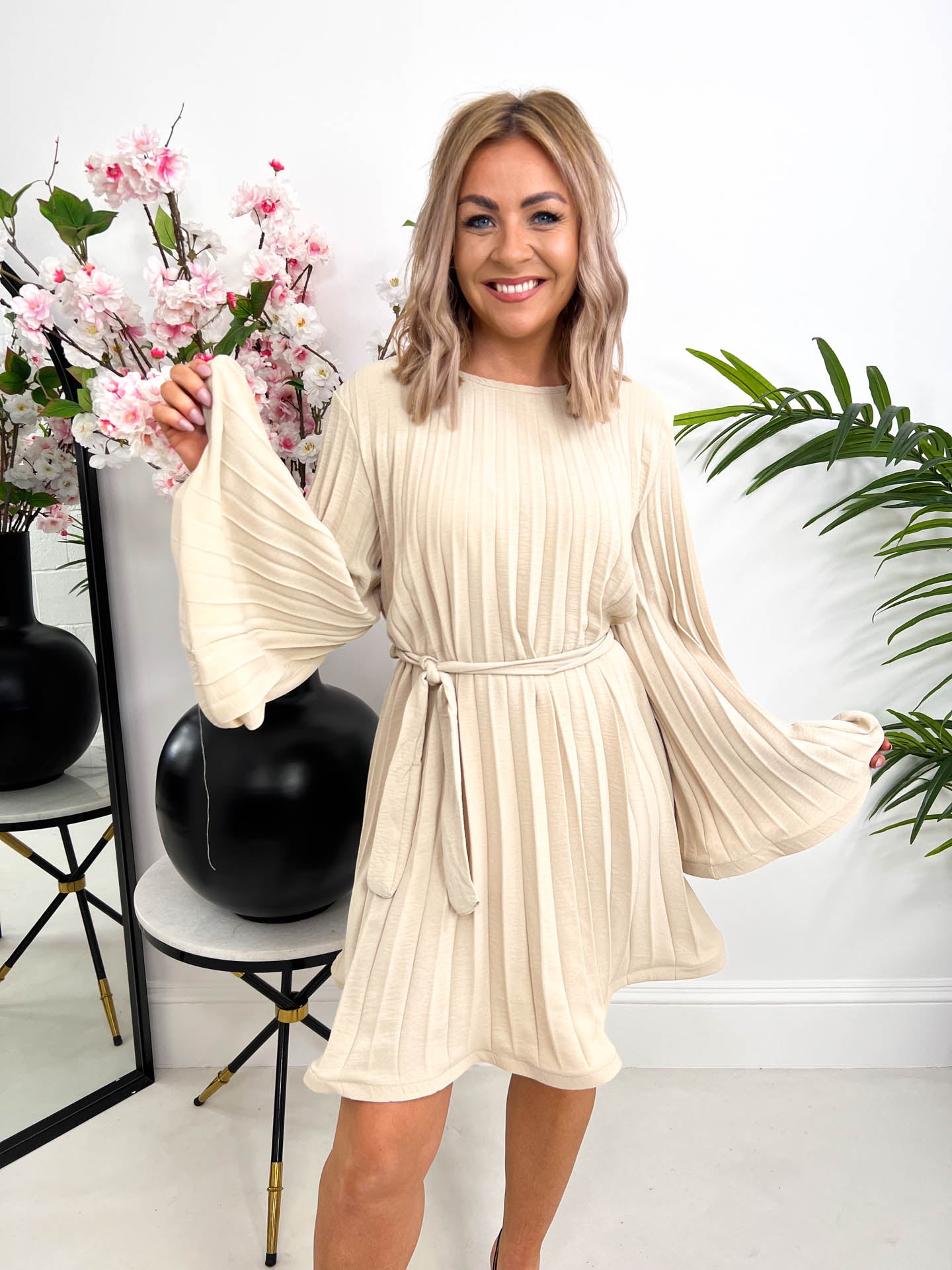 The Suzie - Pleated Swing Dress