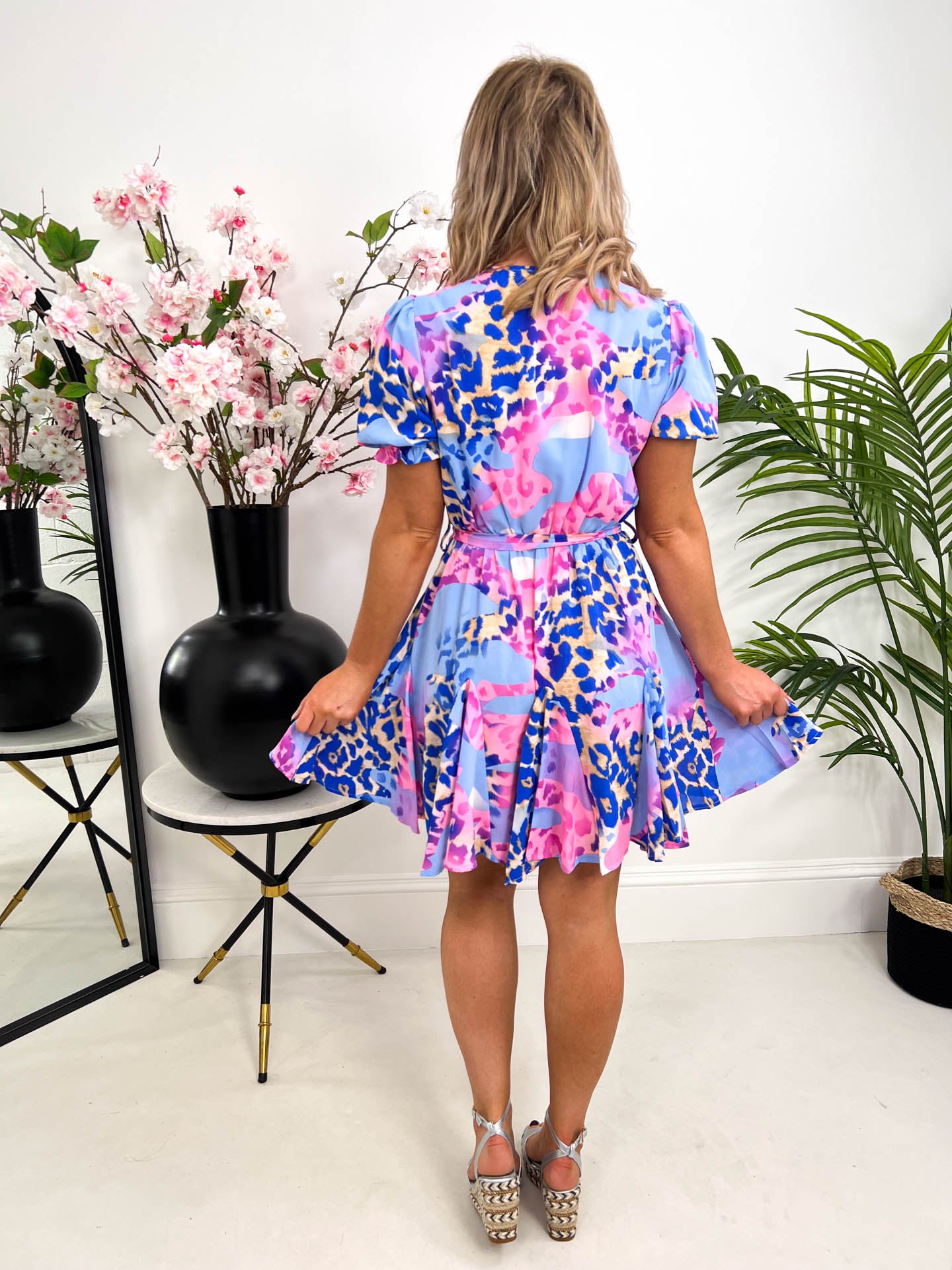 The Florence - Leopard Print Mini Dress