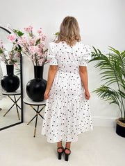 The Ariella - Polka Dot Maxi Dress