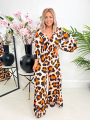 The Tamra - Leopard Jumpsuit