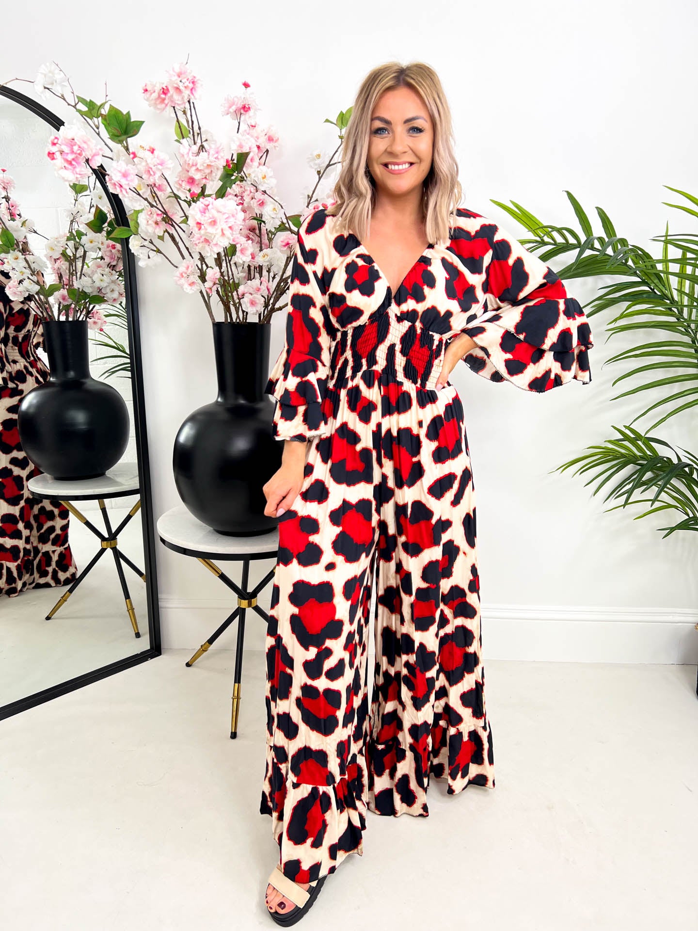 The Tamra - Leopard Jumpsuit