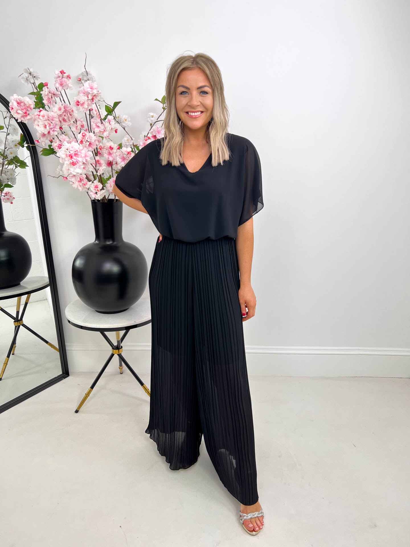 The Millie - Plisse Jumpsuit