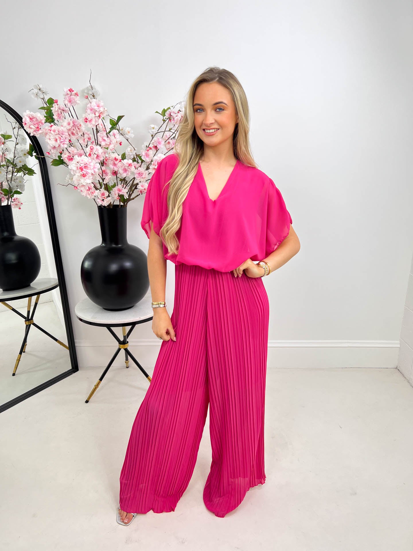 The Millie - Plisse Jumpsuit