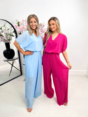 The Millie - Plisse Jumpsuit