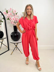 The Erin - Frill Neck Jumpsuit