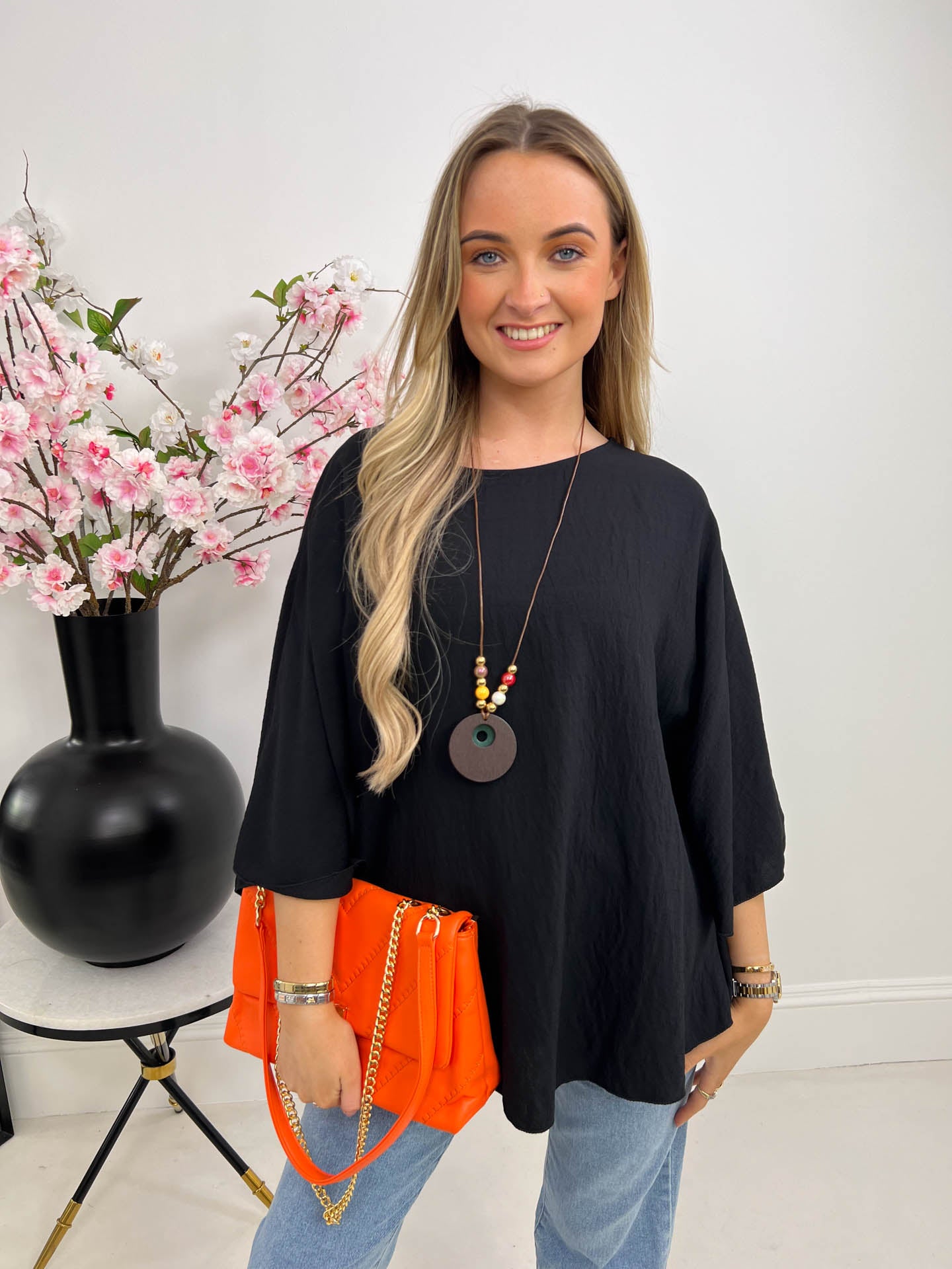 The Estelle - Floaty Top With Necklace