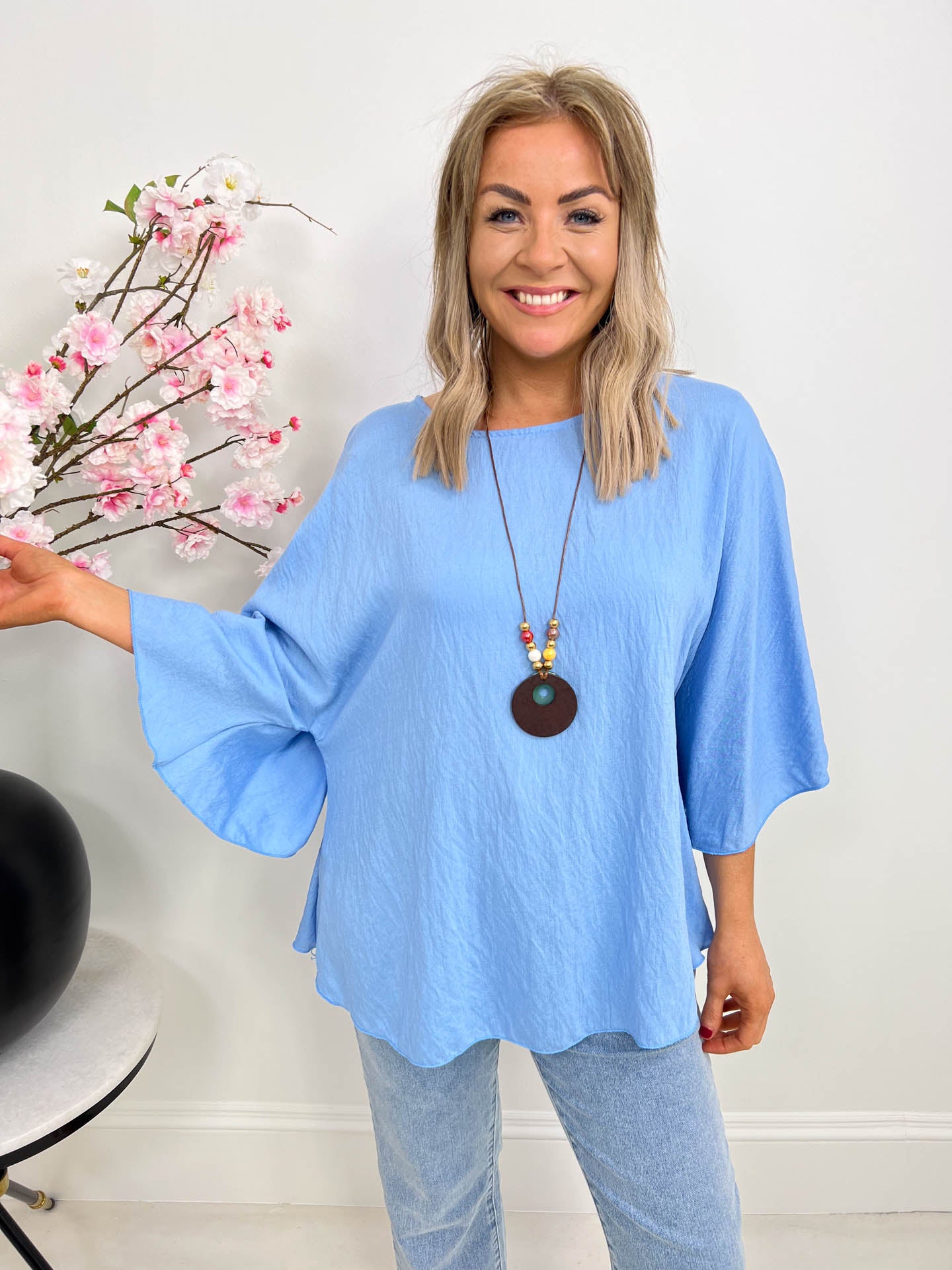 The Estelle - Floaty Top With Necklace