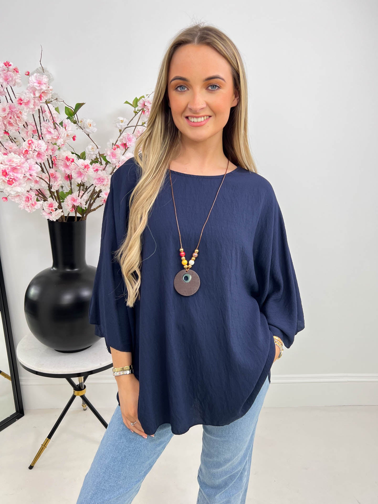 The Estelle - Floaty Top With Necklace