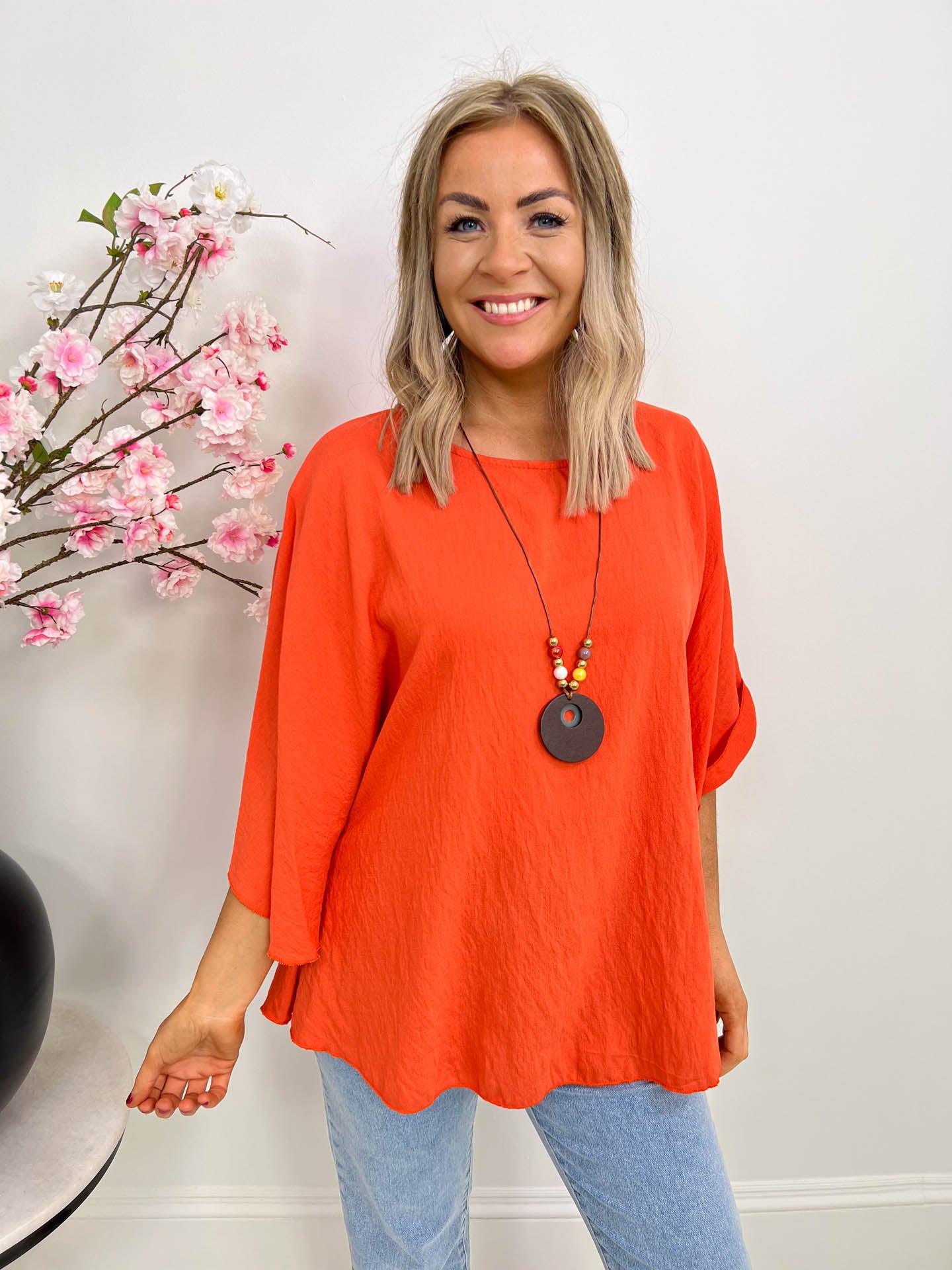 The Estelle - Floaty Top With Necklace