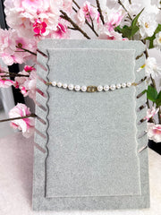 The Emmie - Pearl Monogram Bracelet