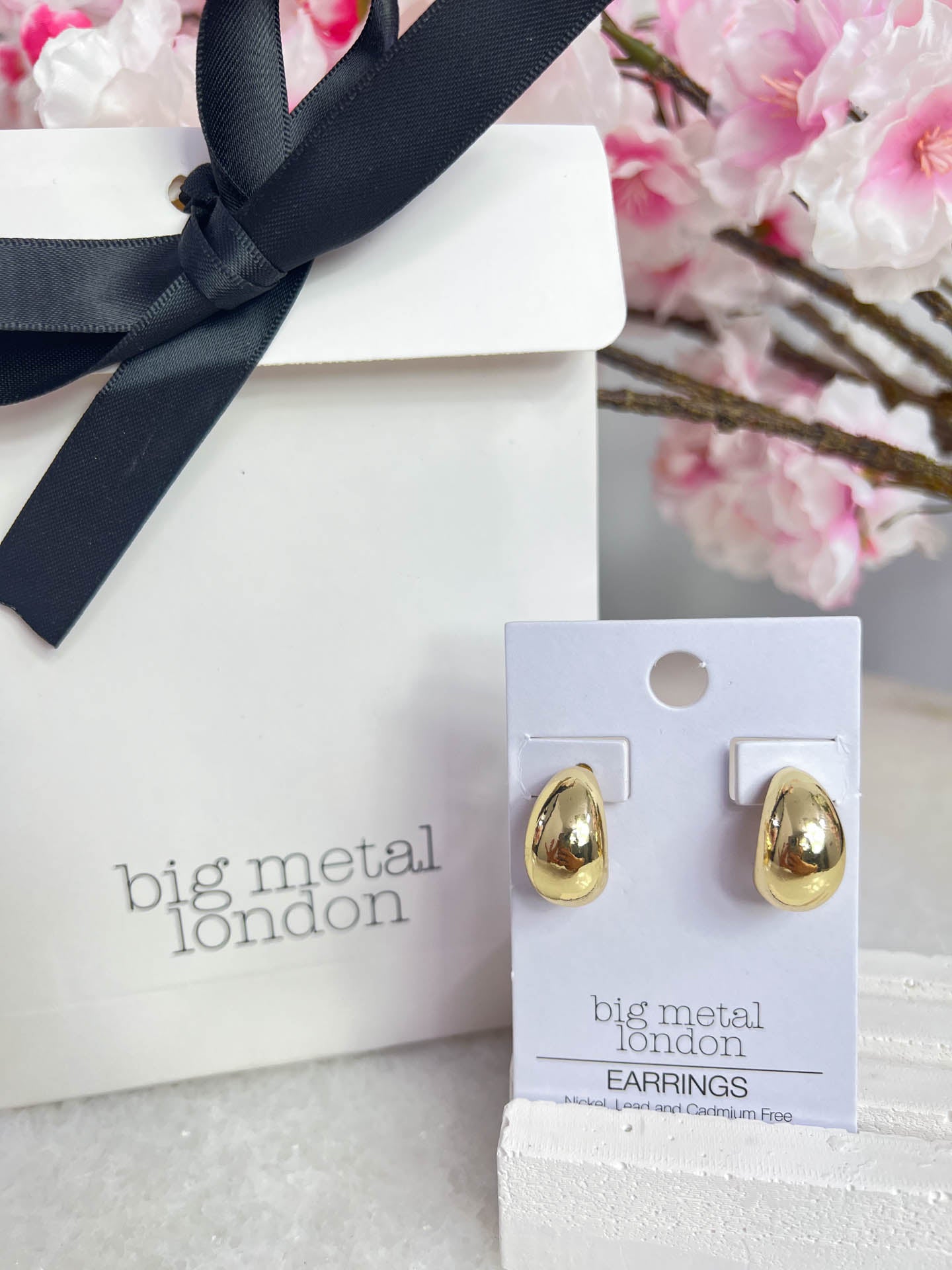 The Meg - Gold Drop Earrings