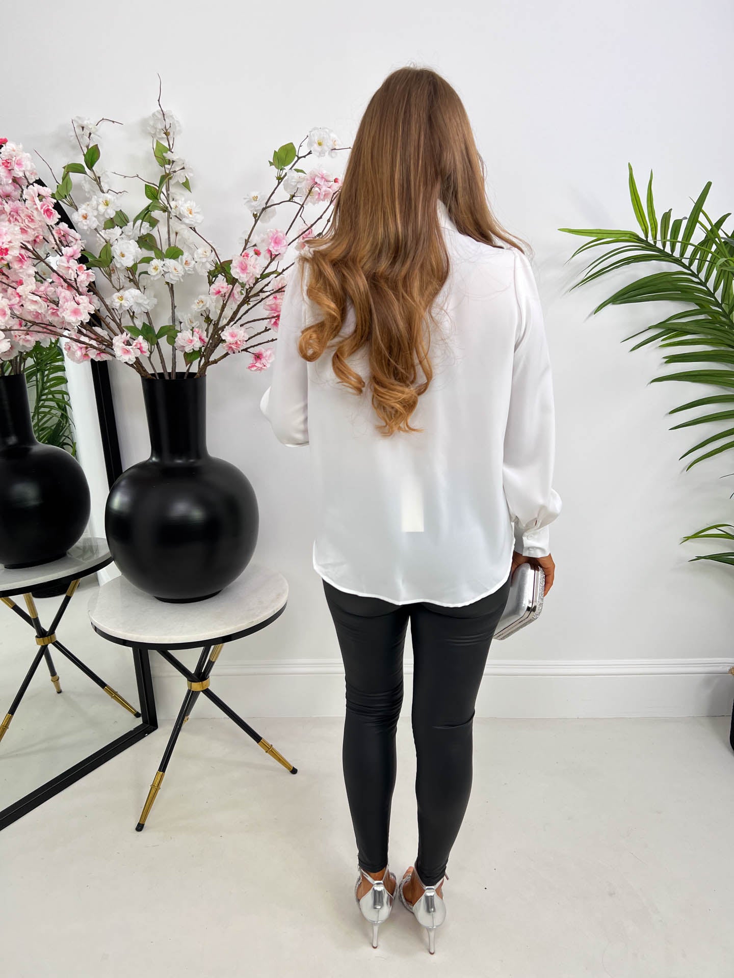 The Amalia - Blouse With Diamante Detailing