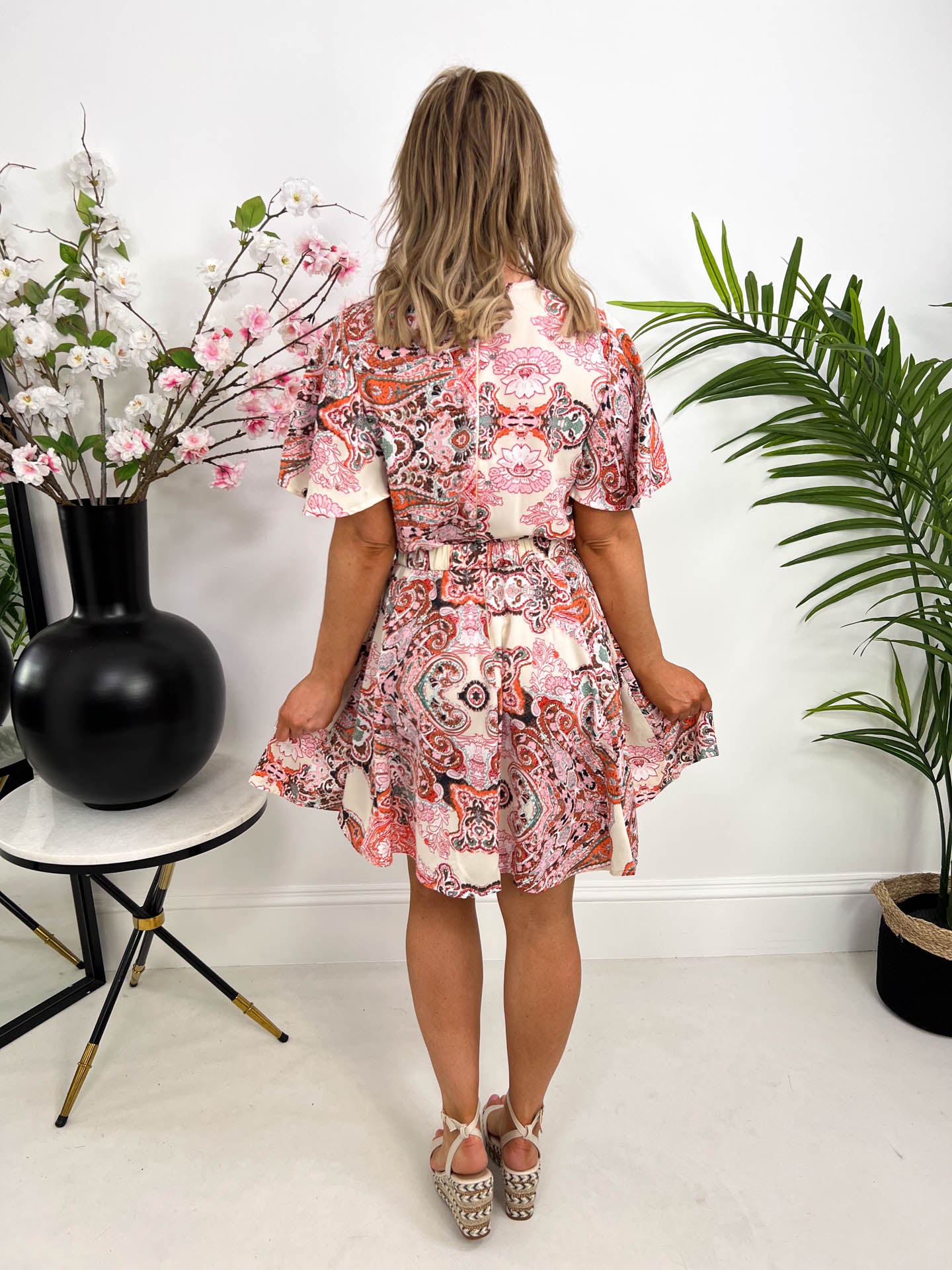 The Amy - Paisley Print Dress