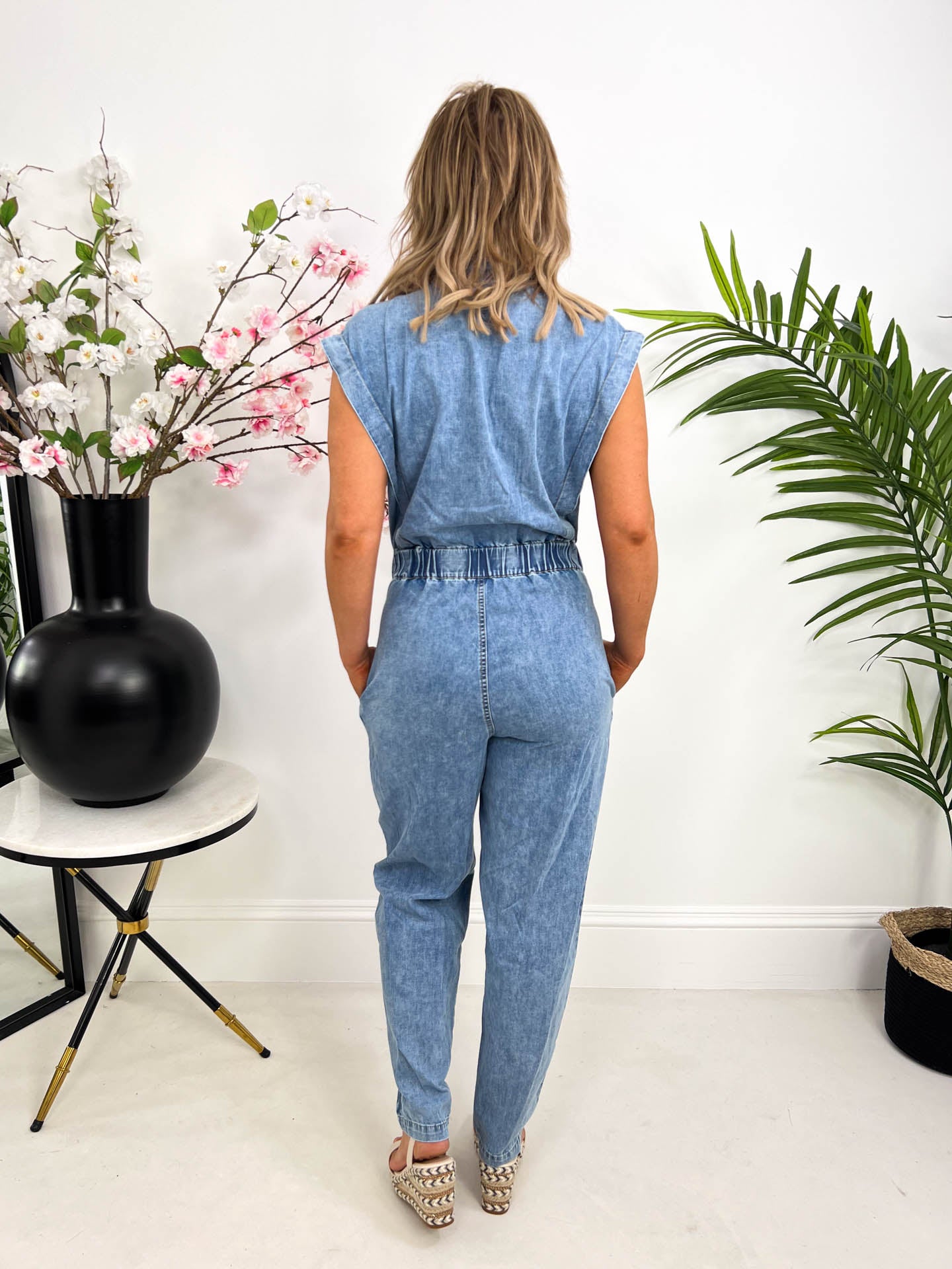 The Lottie - Light Denim Jumpsuit