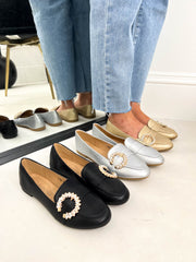 The Laurie - Diamante Loafer