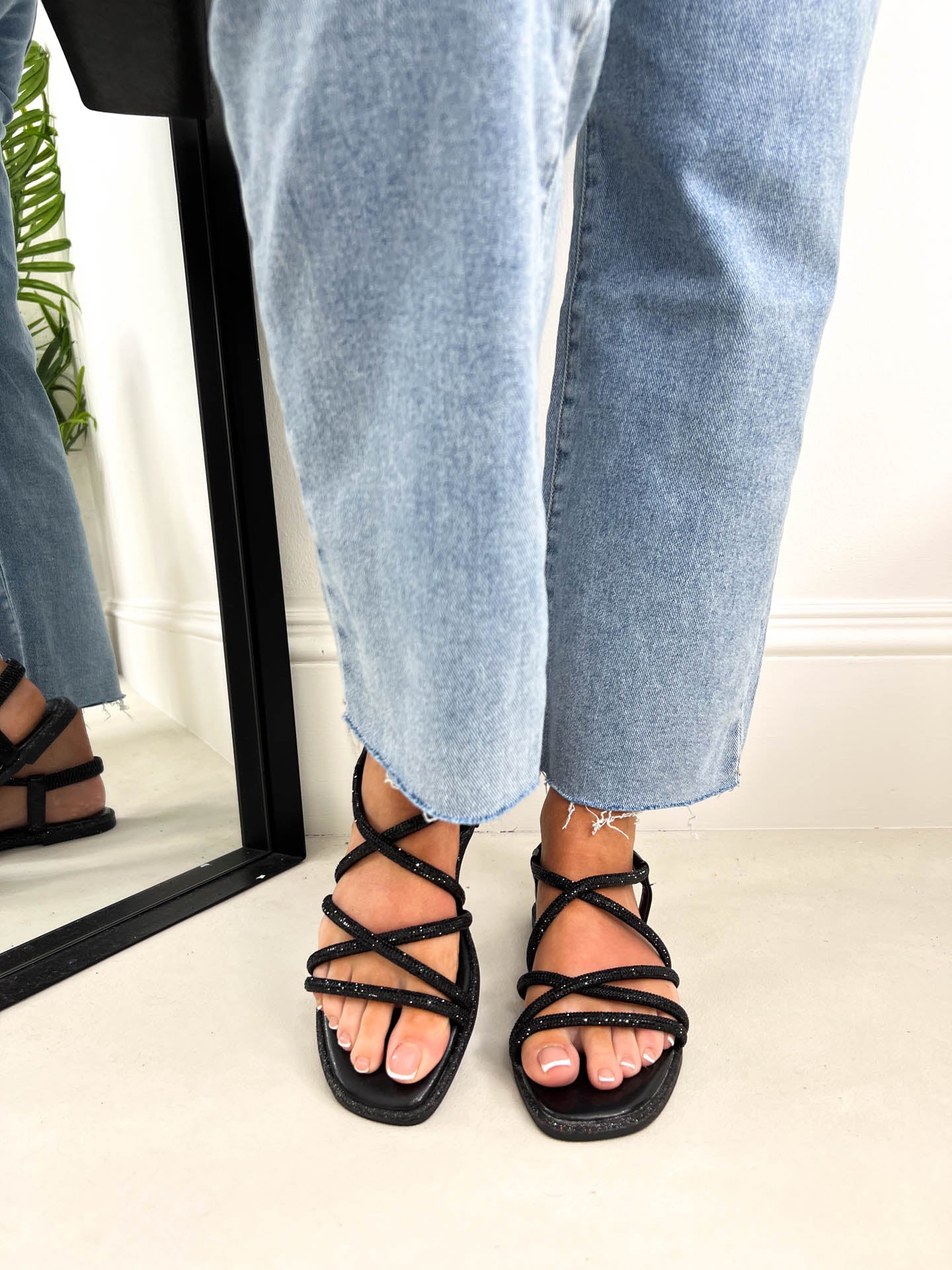 The Fiona - Diamante Strappy Sandal