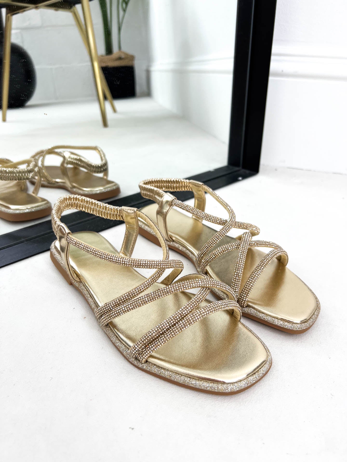 The Fiona - Diamante Strappy Sandal