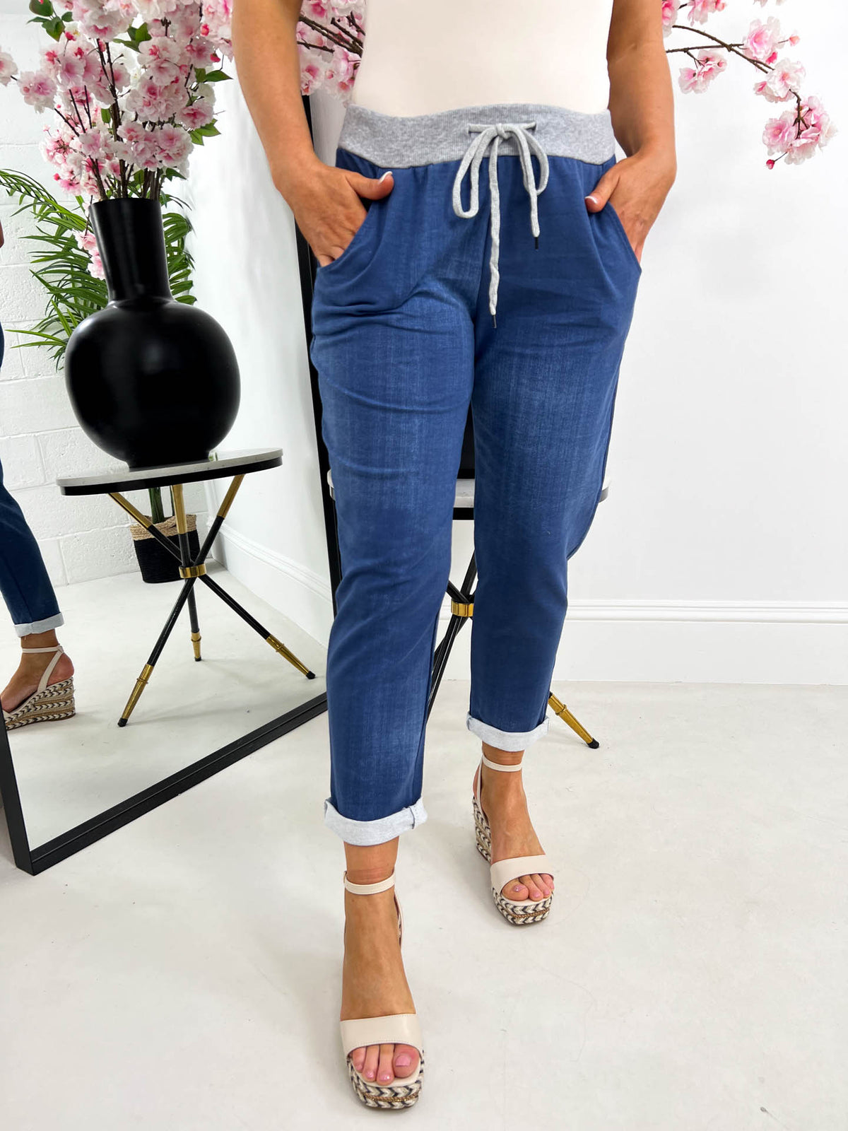 The Jade - Denim Style Joggers