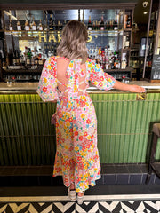 The Erica - Floral Tied Maxi Dress
