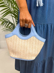 The Margaret - Woven Bucket Handbag