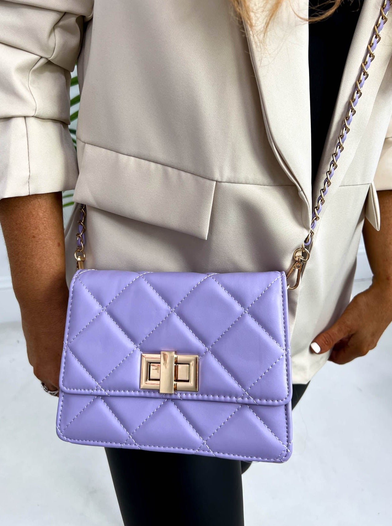 The Leah - Quilted Clutch Bag