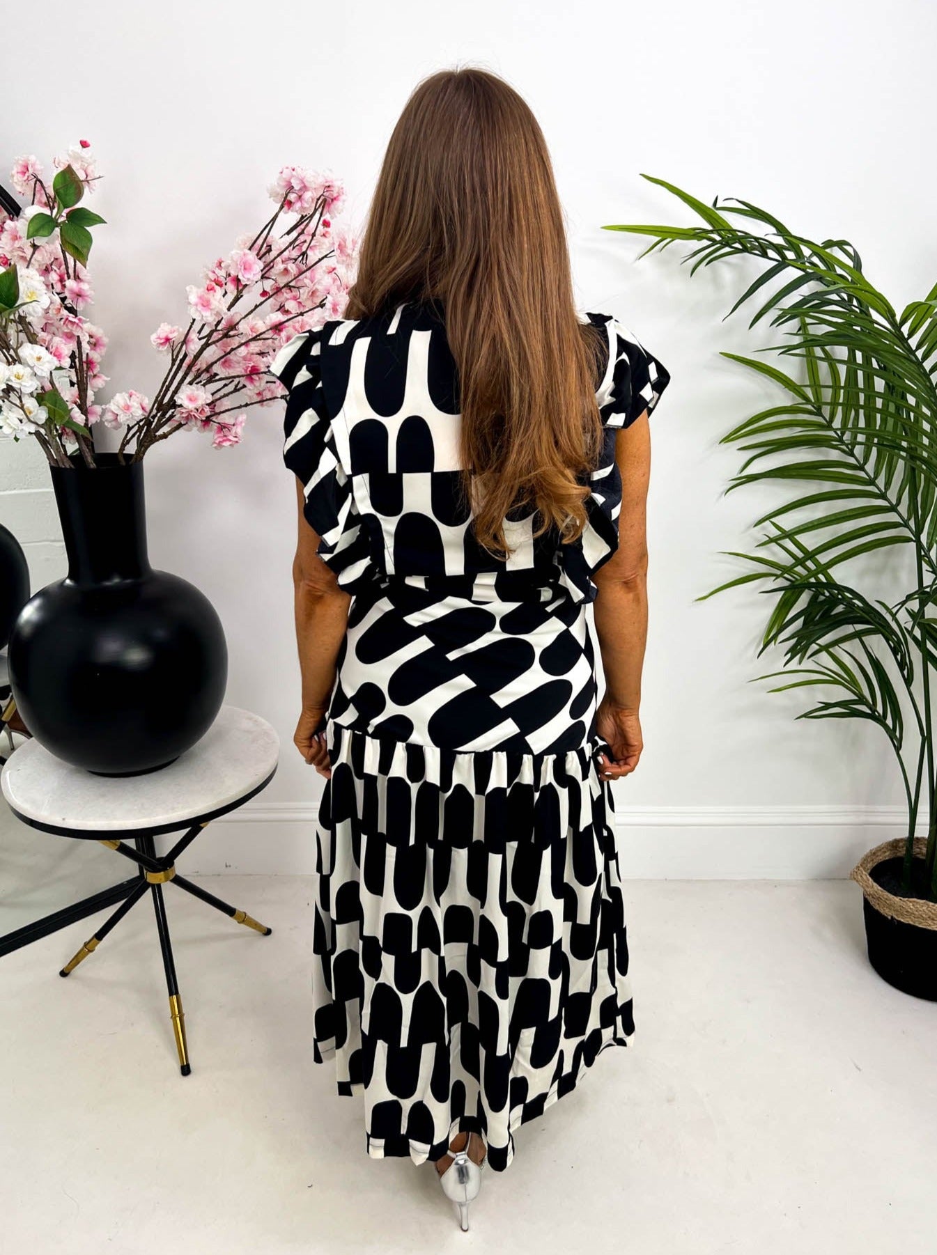 The Niamh - Monochrome Abstract Print