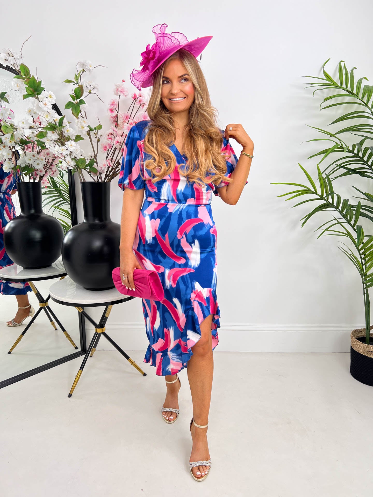 The Gianna - Abstract Midi Dress