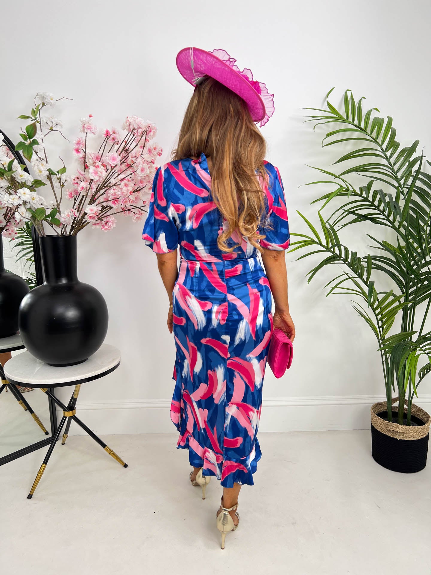 The Gianna - Abstract Midi Dress