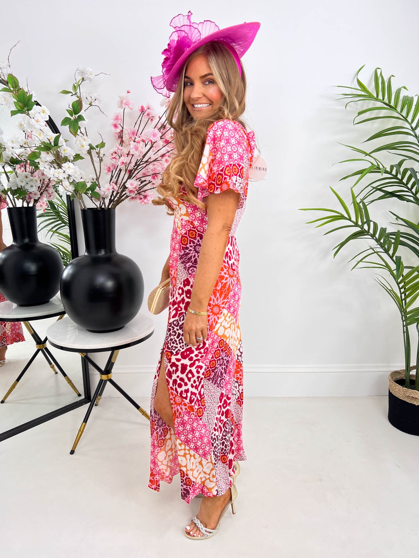 The Fran - Mixed Print Maxi Dress