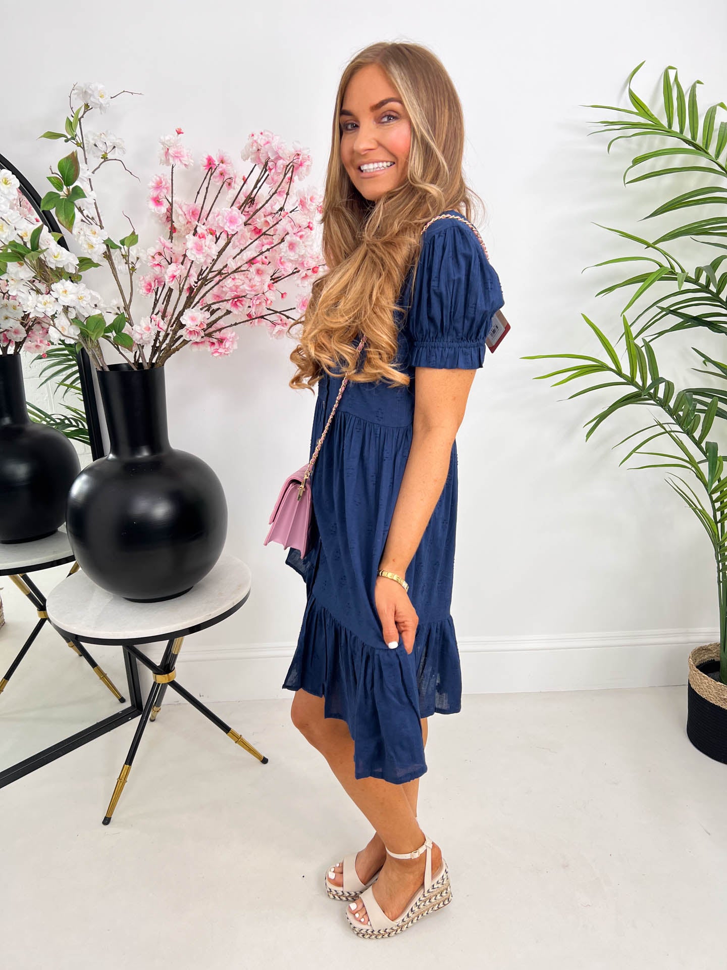 The Sophie - Flowy Shirt Dress