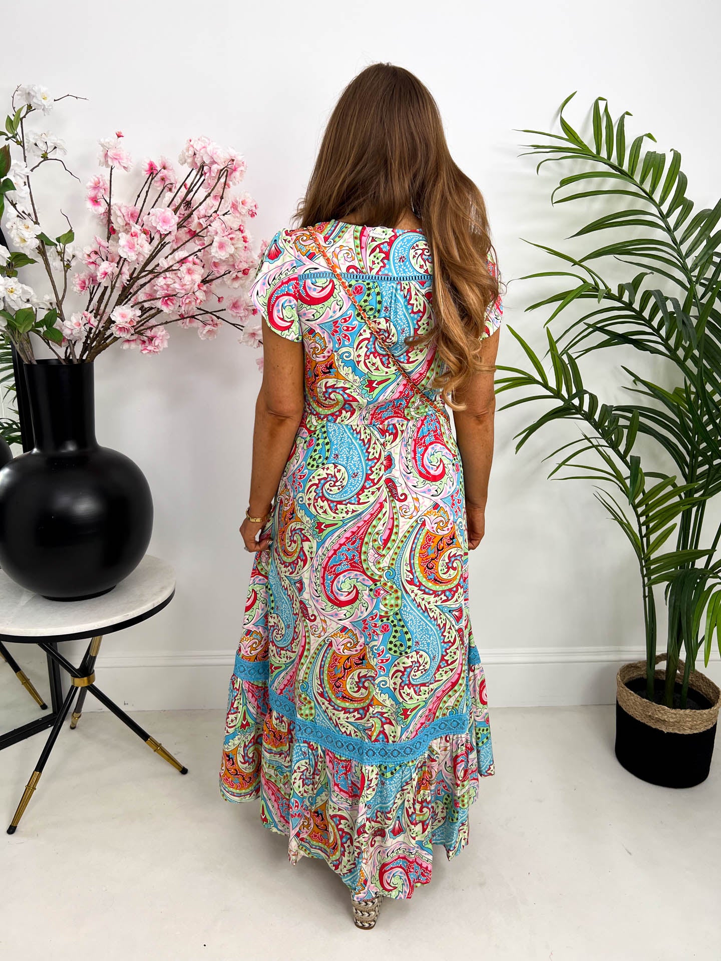 The Elena - Paisley Maxi Dress