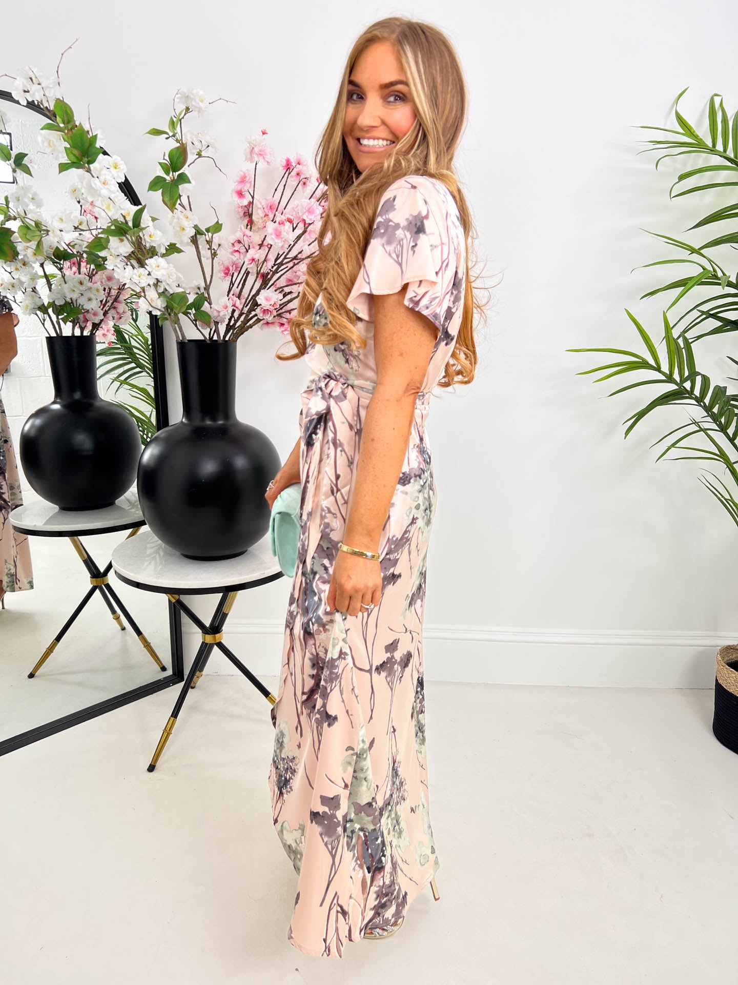 The Angel - Floral Wrap Dress