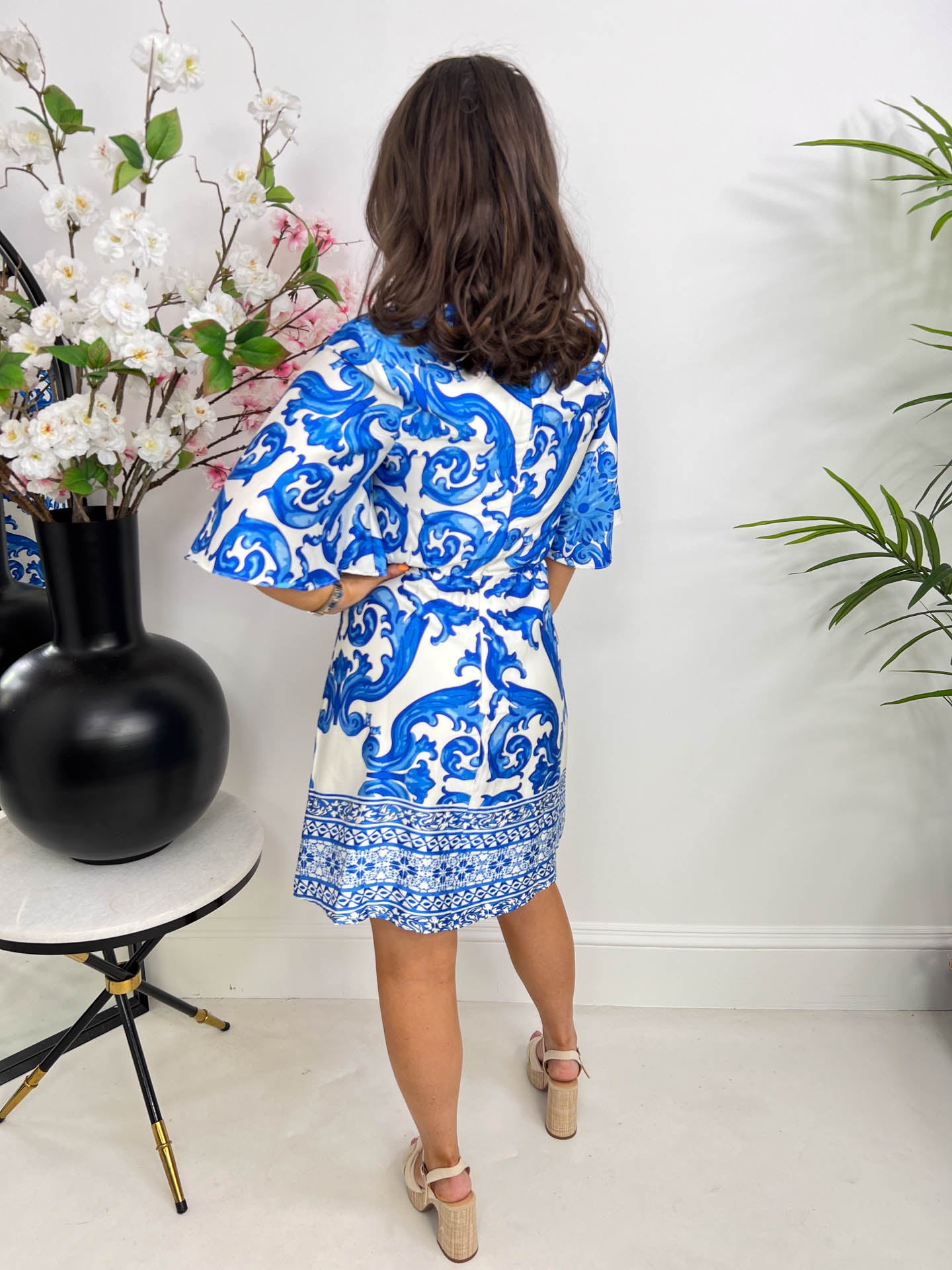 The Sylvia - Abstract Print Dress