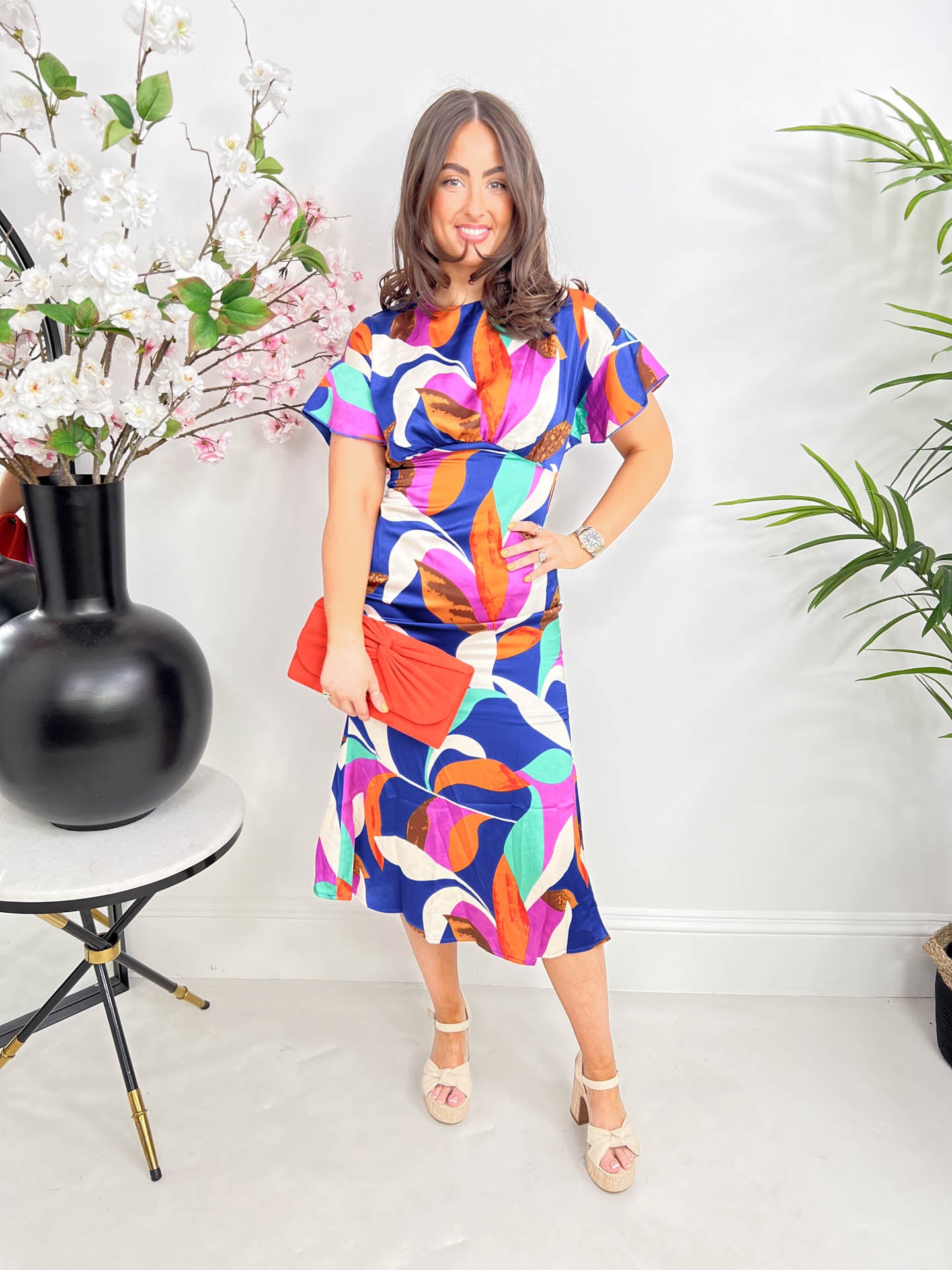 The Elise - Abstract Print Dress