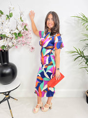 The Elise - Abstract Print Dress