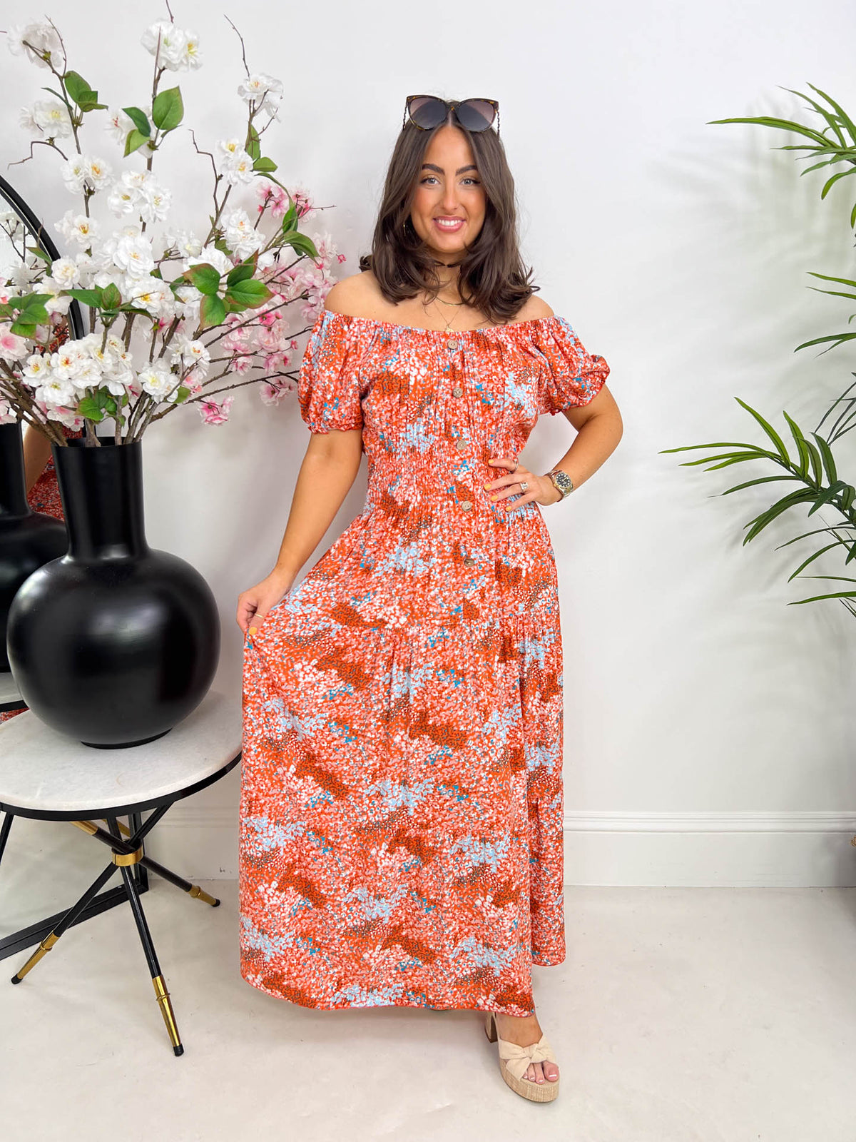 The Christy - Ditsy Print Dress