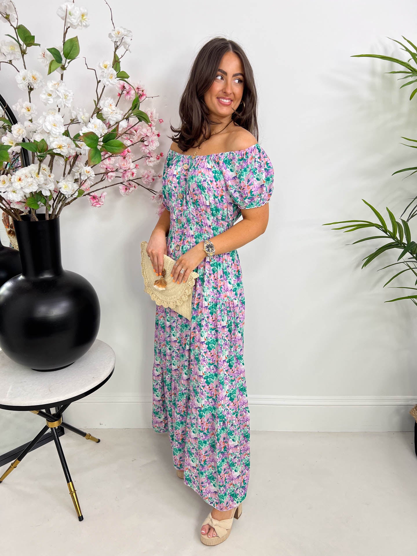 The Christy - Tiered Floral Dress