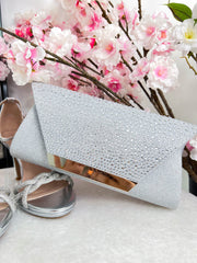 The Alice - Diamante Envelope Clutch Bag