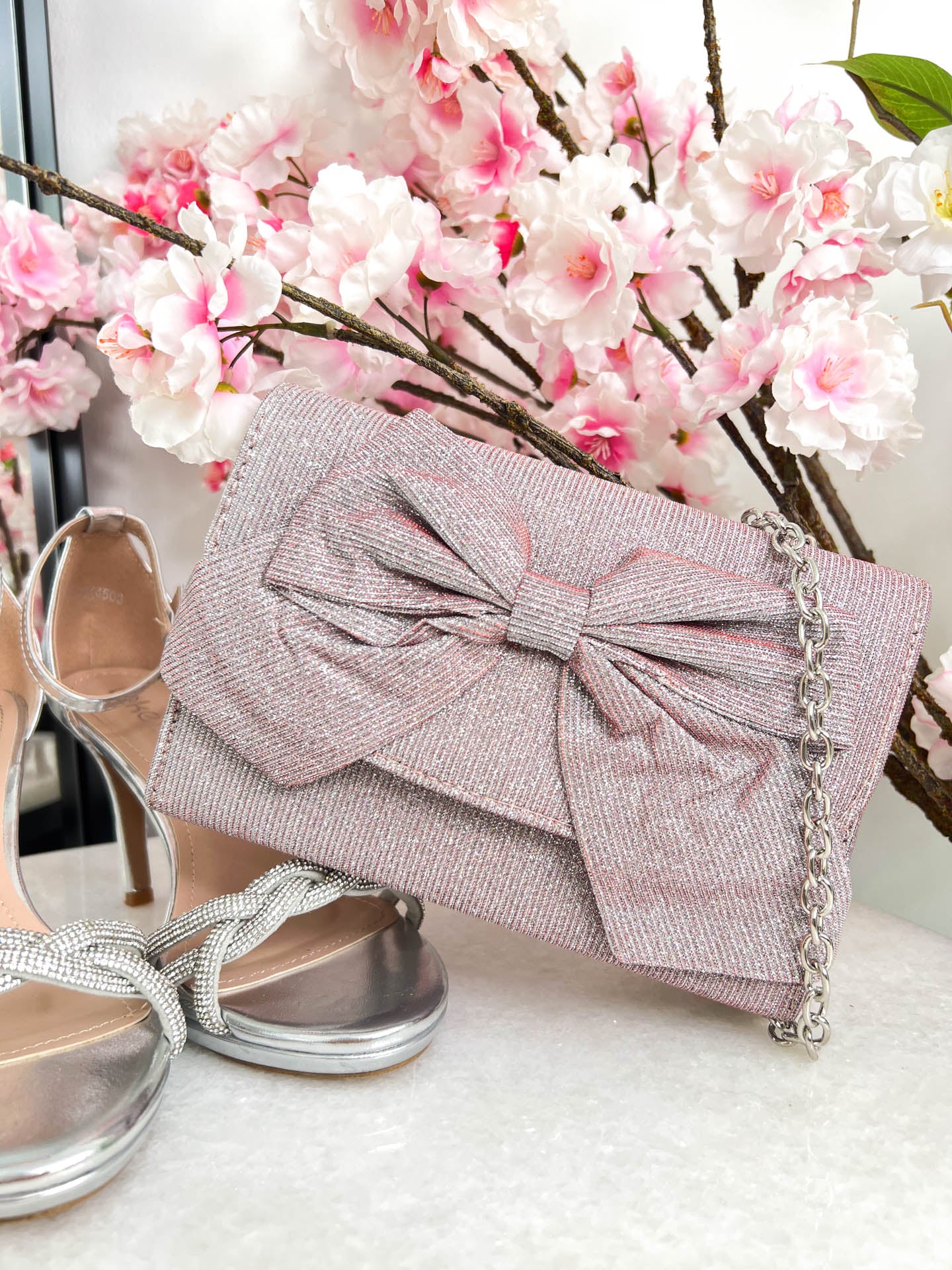 The Aurora - Sparkly Bow Bag