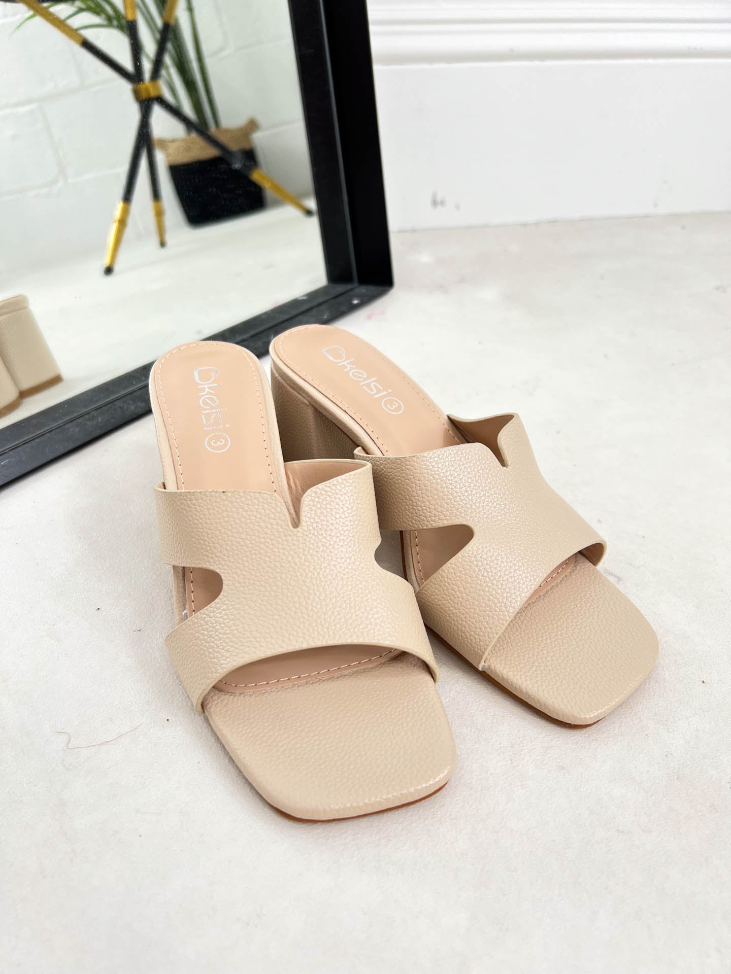 The Kelsi - Block Heel Slip On Heels