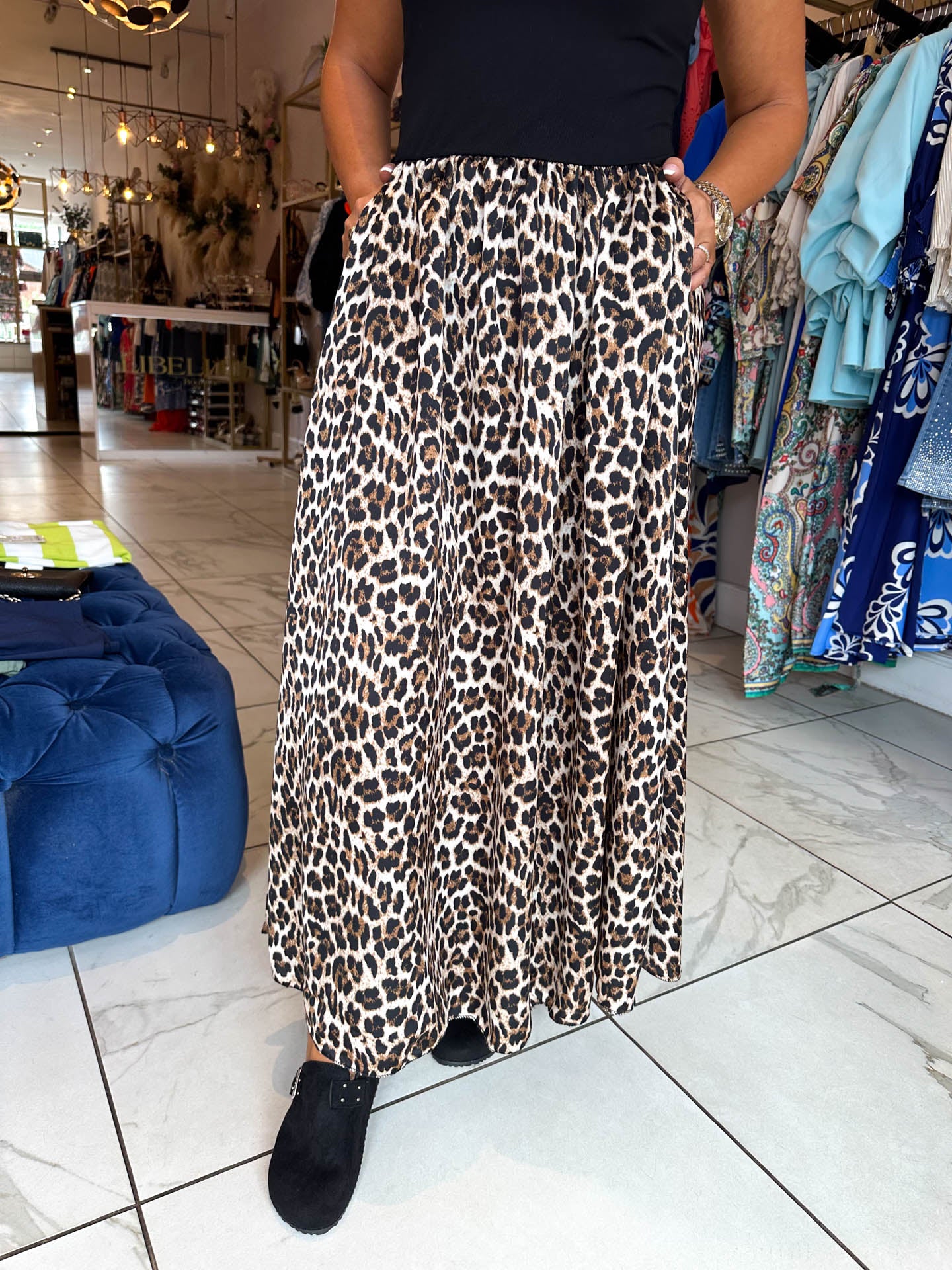 The Leigh - Leopard Print Maxi Dress